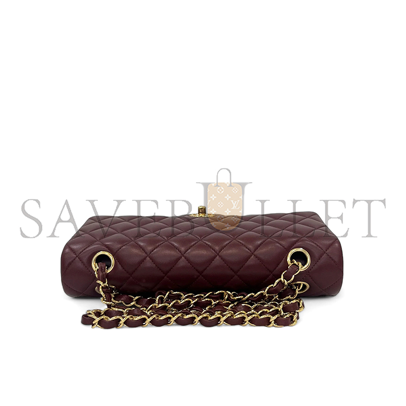 CHANEL MEDIUM LAMBSKIN CLASSIC DOUBLE FLAP BAG A01112 (25.5*15.5*6.5cm)